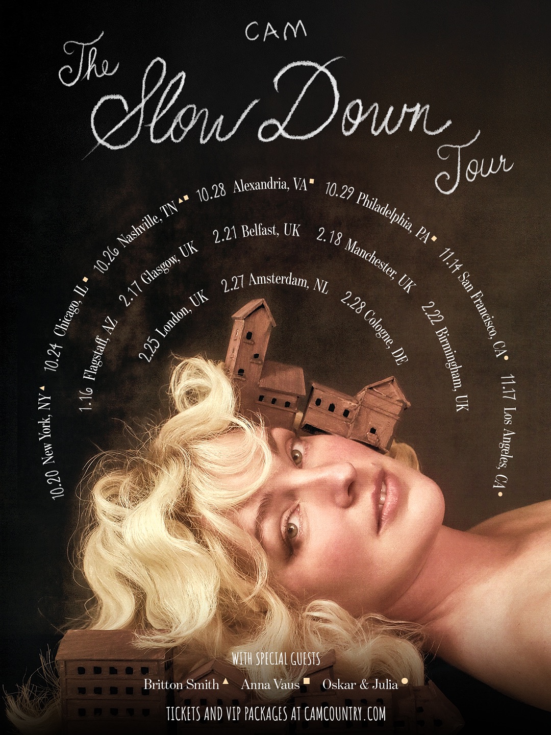 Cam The Slow Down Tour Poster 2026